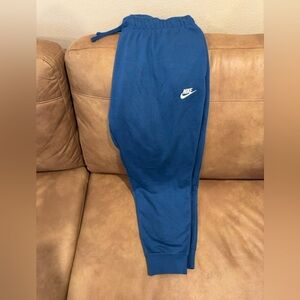 Blue Nike sweatpants